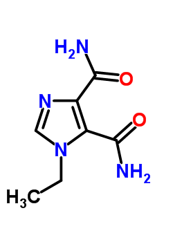 4,5-Dicarbamoyl-1-ethylimidazole Structure,61523-49-7Structure