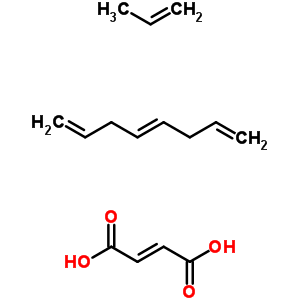 2-Butenedioic acid (e)-, polymer with ethene, 1,4-hexadiene and 1-propene Structure,61615-63-2Structure