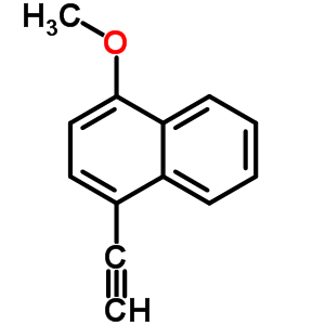 1-Ethynyl-4-methoxy-naphthalene Structure,61639-32-5Structure