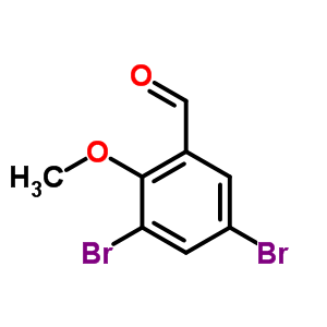 3,5-Dibromo-2-methoxybenzaldehyde Structure,61657-65-6Structure