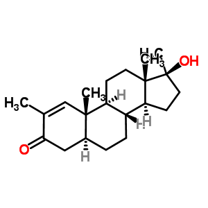 2,17A-dimethyl-17beta-hydroxy-5a-androst-1-ene-3-one Structure,6176-38-1Structure