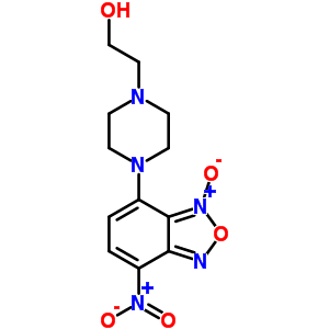 7-[4-(2-Hydroxyethyl)piperazin-1-yl ]-4-nitrobenzofurazane 1-oxide Structure,61785-54-4Structure