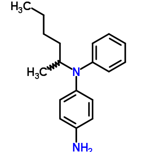 N-(1-methylpentyl)-n-phenyl-1,4-benzenediamine Structure,61792-45-8Structure