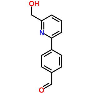 2-(4-Formylphenyl)-6-(hydroxymethyl)pyridine Structure,618092-18-5Structure