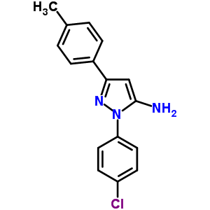 2-(4-Chloro-phenyl)-5-p-tolyl-2h-pyrazol-3-ylamine Structure,618092-70-9Structure