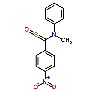 N-methyl-n-[(4-nitrophenyl)-sulfinyl-methyl]aniline Structure,61821-28-1Structure