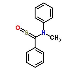 N-methyl-n-(phenyl-sulfinyl-methyl)aniline Structure,61821-30-5Structure