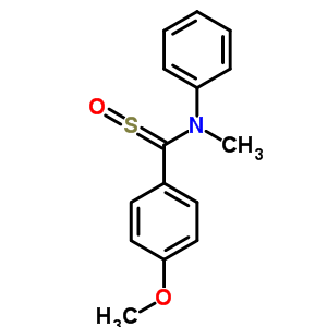 Benzenemethanamine,4-methoxy-n-methyl-n-phenyl-a-sulfinyl- Structure,61821-33-8Structure