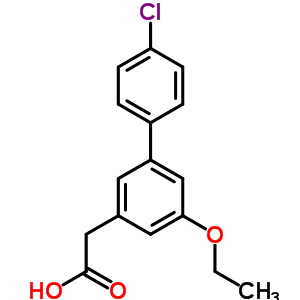 4’-Chloro-5-ethoxy-3-biphenylacetic acid Structure,61888-61-7Structure