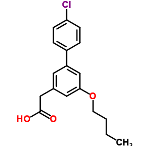 5-Butoxy-4’-chloro-3-biphenylacetic acid Structure,61888-62-8Structure