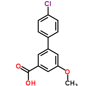 4’-Chloro-5-methoxy-3-biphenylcarboxylic acid Structure,61888-74-2Structure