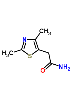 2-(2,4-Dimethyl-1,3-thiazol-5-yl)acetamide Structure,61928-55-0Structure