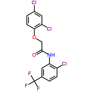 2-氯-2-(二氯苯氧基)-5-三氟甲基-乙酰苯胺结构式_6195-37-5结构式