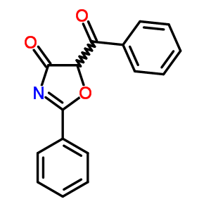 5-Benzoyl-2-phenyl-1,3-oxazol-4-one Structure,61957-93-5Structure