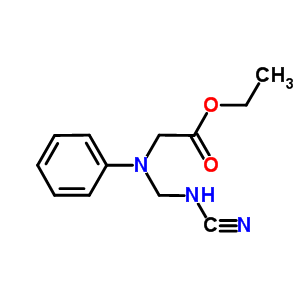 N-ethoxycarbonylmethyl-n-cyano-n-phenylformamidine Structure,62011-92-1Structure