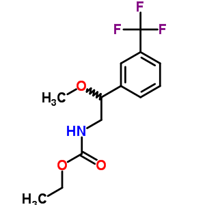 N-(β-methoxy-m-trifluoromethylphenethyl)carbamic acid ethyl ester Structure,62064-73-7Structure