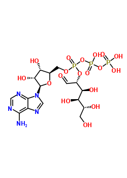 P(1)-(腺苷酸-5)-p(3)-(葡萄糖-6)三磷酸结构式_62230-91-5结构式