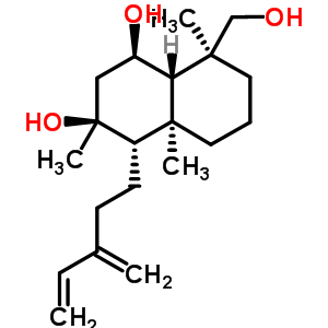 (1R,8aα)-decahydro-8α-hydroxymethyl-3,4aβ,8-trimethyl-4β-(3-methylene-4-pentenyl)-1α,3α-naphthalenediol Structure,62279-93-0Structure