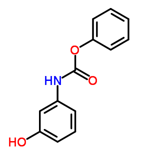 Carbamic acid,(3-hydroxyphenyl)-, phenyl ester (9ci) Structure,62380-38-5Structure