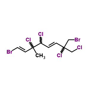 1-Bromo-7-(bromomethyl)-3,4,7,8-tetrachloro-3-methylocta-1,5-diene Structure,62416-32-4Structure