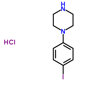 1-(4-碘苯基)哌嗪盐酸盐结构式_624726-35-8结构式