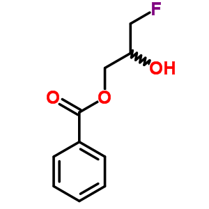 3-Fluoro-2-hydroxypropyl benzoate Structure,62522-72-9Structure