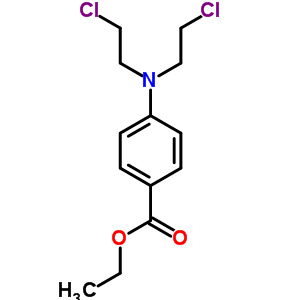 Ethyl 4-[bis(2-chloroethyl)amino]benzoate Structure,6259-79-6Structure