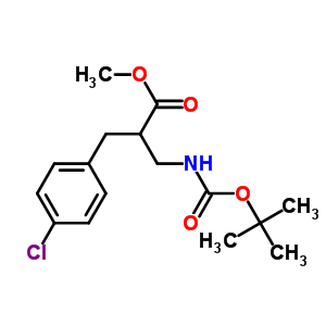 2-N-boc-2-aminomethyl-3-(4-chloro-phenyl)-propionic acid Structure,626220-65-3Structure