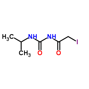 2-碘-n-(丙烷-2-基氨基甲酰)乙酰胺结构式_6267-46-5结构式