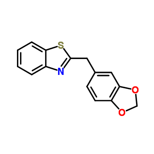 2-(Benzo[1,3]dioxol-5-ylmethyl)benzothiazole Structure,6269-48-3Structure