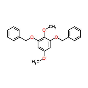 Benzene,2,5-dimethoxy-1,3-bis(phenylmethoxy)- Structure,6274-74-4Structure