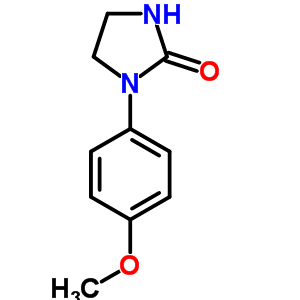 1-(4-甲氧基苯基)四氢-2H-咪唑-2-酮结构式_62868-39-7结构式