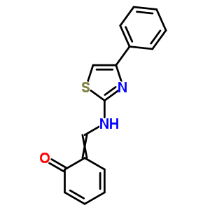 2-(((4-苯基-2-噻唑)亚氨基)甲基)-苯酚结构式_62878-59-5结构式