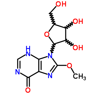 (9CI)-8-甲氧基-肌苷结构式_62908-69-4结构式