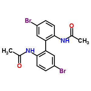 N,N-(5,5-二溴[1,1-联苯]-2,2-二基)双-乙酰胺结构式_63007-59-0结构式