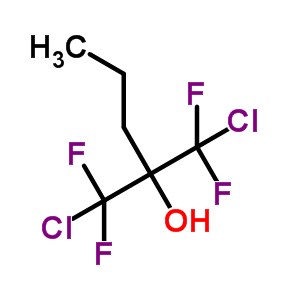 1-氯-2-(氯二氟甲基)-1,1-二氟-2-戊醇结构式_6301-99-1结构式