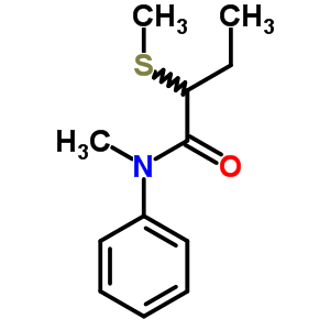 Butanamide,n-methyl-2-(methylthio)-n-phenyl- Structure,63017-93-6Structure