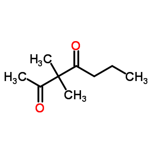 3,3-Dimethylheptane-2,4-dione Structure,6303-76-0Structure