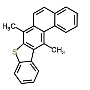 7,13-Dimethylbenzo[b]phenanthro[3,2-d]thiophene Structure,63042-50-2Structure