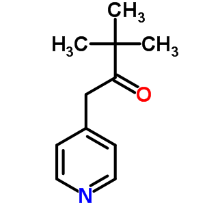 2-Butanone,3,3-dimethyl-1-(4-pyridinyl)- Structure,6311-86-0Structure