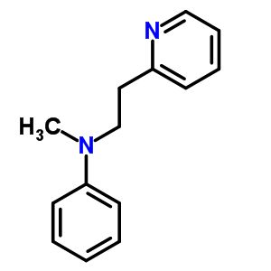 N-methyl-n-(2-pyridin-2-ylethyl)aniline Structure,6312-26-1Structure