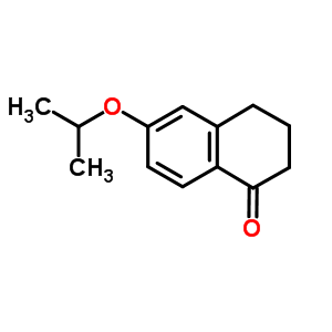 6-异丙氧基-3,4-二氢-2H-萘-1-酮结构式_63215-31-6结构式