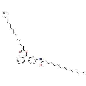 N-fluoren-2-yl-n-tetradecanoyl-tetradecanoylhydroxamic acid Structure,63224-46-4Structure