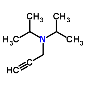 N,N-二异丙基-2-丙炔-1-胺结构式_6323-87-1结构式