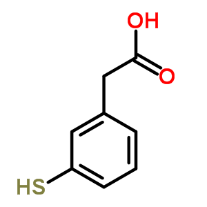 3-疏基苯乙酸结构式_63271-86-3结构式