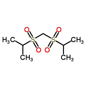 2-(丙烷-2-基磺酰基甲基磺酰基)丙烷结构式_6330-39-8结构式