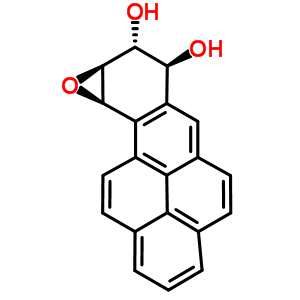 (7S,8r,9s,10r)-7,8,9,10-tetrahydro-9,10-epoxybenzo[a]pyrene-7,8-diol Structure,63323-29-5Structure