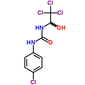 3-(4-Chlorophenyl)-1-(2,2,2-trichloro-1-hydroxy-ethyl)urea Structure,6333-12-6Structure