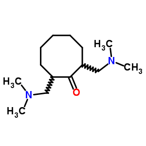 2,8-Bis(dimethylaminomethyl)cyclooctan-1-one Structure,6333-26-2Structure