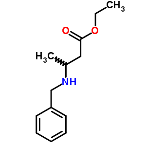 Ethyl 3-(benzylamino)butanoate Structure,6335-80-4Structure